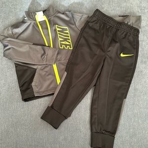 Toddler Nike zip up jumpsuit